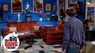 Stuart Decorates His Comic Book Shop With Howard’s Mom’s Furniture  The Big Bang Theory [upl. by Ailemac674]