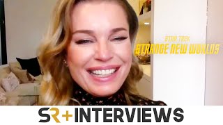 Rebecca Romijn Talks Star Trek Strange New World [upl. by Ettegdirb]