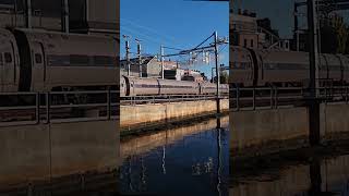 Northeast Regional New London amtrak railfaning train railway railfans trains passengertrain [upl. by Lehte814]