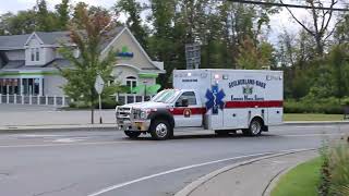 AIRHORN Guilderland EMS and PD responding Code 3 [upl. by Ploss689]