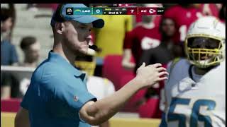 Madden 24 Chiefs vs Chargers [upl. by Kcirdaed]