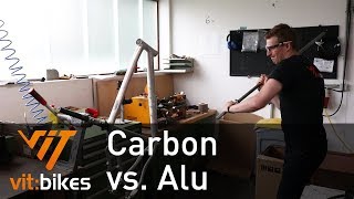 Carbon vs Alu der Test  vitbikesTV 137 [upl. by Araec628]