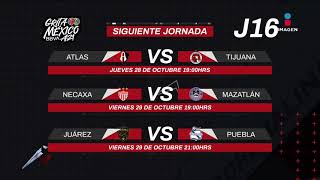 Jornada 16  Torneo Grita México Apertura 2021  Adrenalina [upl. by Alarick]