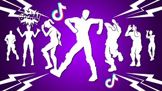 All Popular Fortnite Dances With The Best Music Entranced Dance Monkey Rollie [upl. by Luz]