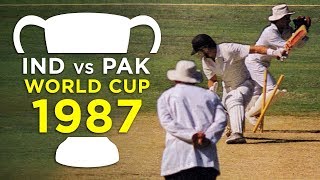 India vs Pakistan The 1987 Cricket World Cup Final That Never Happened  AllAboutCricket INDVSPAK [upl. by Arev]