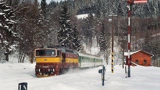 Čtvero ročních období na trati Liberec  Česká Lípa [upl. by Ipoillak]