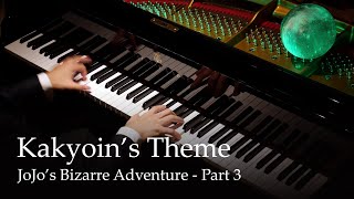 Kakyoins Theme Noble Pope  JoJos Bizarre Adventure Part 3 Stardust Crusaders Piano [upl. by Alphonsine]