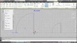 AutoCAD Dynamic Block Flip and Visibility [upl. by Ayocat]