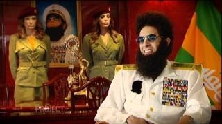 The Dictator interview on The Project 2012  Sacha Baron Cohen [upl. by Tootsie]