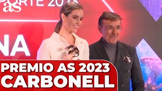 ONA CARBONELL Premio Trayectoria As del Deporte 2023 [upl. by Akiv]