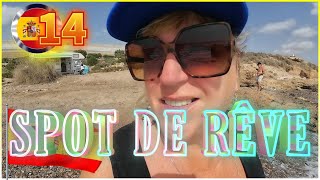 ETAPE LIBRE PLAGE MAZARRON  spot de rêve vanlife campingcar espagne [upl. by Armington]