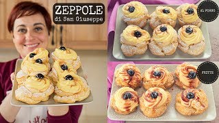 ZEPPOLE DI SAN GIUSEPPE AL FORNO amp FRITTE Ricetta Facile  Pasta Choux Fatto in Casa da Benedetta [upl. by Amlev]