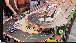 Carrera Digital 132 GT Slot Car Race Audi vs Aston Martin vs KTM vs Mercedes [upl. by Nwahsak]