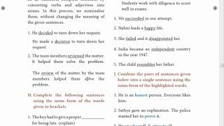 Class 10 English  Lesson 4  Grammar  Nominalisation and Phrases and Clauses [upl. by Gaulin]