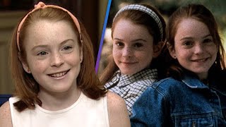 The Parent Trap Lindsay Lohans FIRST Interview Flashback [upl. by Ardnalac]