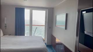 Norwegian Getaway Club Balcony Tour 13228 [upl. by Nanette479]