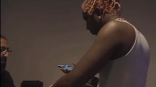 Young Thug Playing His Remote Control Verse For Kanye [upl. by Eseenaj]