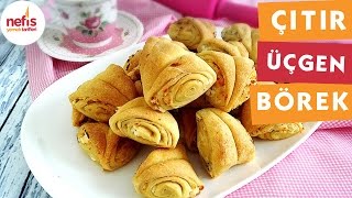 Çıtır Üçgen Börek  Börek Tarifleri  Nefis Yemek Tarifleri [upl. by Hurlbut]