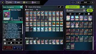 Building a GalaxyEyes Deck  Yugioh Master Duel [upl. by Welton418]