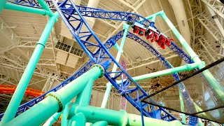 Sandy’s Blasting Bronco  Nickelodeon Universe Theme Park アメリカ [upl. by Saw525]