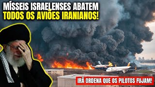 O at4que mais brut4l Israel destr0i todos os aviões de combate do Irã na Síria e no Líbano [upl. by Ardnuek]