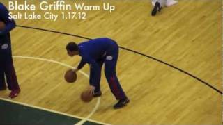 Blake Griffin Amazing Dribble with Two Basketballs HD Warm Up [upl. by Meris130]