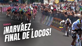 ¡Narváez muy cerca De infarto el final ETAPA 9 Giro d’Italia [upl. by Helms]