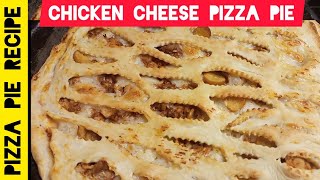 Chicken Pizza Pie recipe  Pizza PIE recipe by Behind the Flavor BehindTheFlavor [upl. by Dawn768]