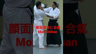 Mori Shihan「顔面突きに対応の合氣」森師範  Face punch vs Aiki  Aikido Yoshinkan Brisbane Dojo 合氣道養神館豪州道場 [upl. by Seel908]