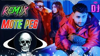 Mote Peg Haryanvi Song Dj Remix Sumit Parta  Yo Mote Mare Peg Remix Song Dj Neeraj Sopu 2023 [upl. by Ahsenit]