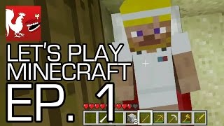 Lets Play Minecraft with Geoff Jack Michael Gavin and Ray  Rooster Teeth [upl. by Leahcimnaes512]