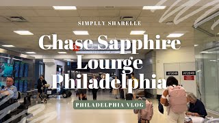 Chase Sapphire Reserve Philadelphia  Airport Lounge Review [upl. by Smukler]