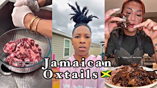 Cassy cooking Jamaican Oxtails 🇯🇲 Easy Recipe 😍 [upl. by Etteneg]