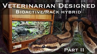 Bioactive Ball Python VivariumTub Hybrid Enclosure Part II [upl. by Arad]