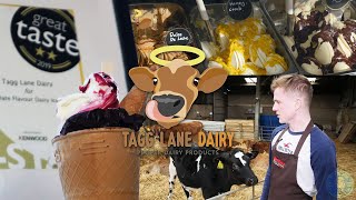 UKs best Gelato Ice Cream from awardwinning Tagg Lane Dairy farm in Derbyshire [upl. by Triplett]