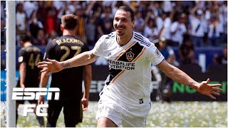 Zlatan Ibrahimovic scores two amazing goals in MLS debut  MLS Highlights [upl. by Ardnnek]