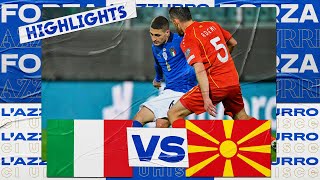 Highlights ItaliaMacedonia del Nord 01 24 marzo 2022 [upl. by Cirri]