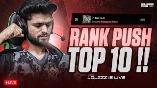 AAJ TOP 50 ME ENTRY HOGI  CONQUEROR OR WHAT  BGMI LIVE [upl. by Poulter933]