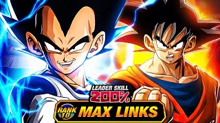 A DYNAMO OR DISASTER LEVEL 10 LINKS 100 EZA LR INT VEGETAGOKU DBZ Dokkan Battle [upl. by Aneekan]