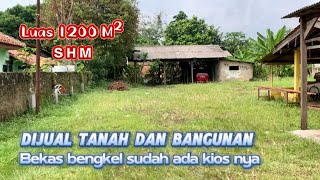 DIJUAL TANAH DAN BANGUNAN LOKASI STRATEGIS DEKAT BERBAGAI SARANA [upl. by Latonia]