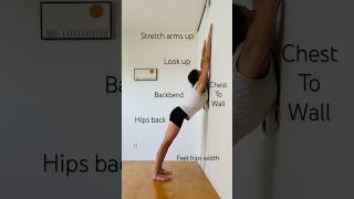 3 Easy Beginner YOGA HACKS At the Wall 🧘‍♀️ Shoulder amp Spinal Flexibility [upl. by Atined417]