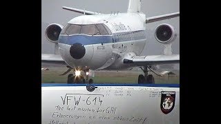 Luftwaffe VFW614 Farewell  Verabschiedung 1703 der Flugbereitschaft [upl. by Comfort]