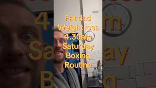 Fat dad weight loss saturday morning routine eddieabbew gymmotivation weightlossjourney [upl. by Laved]