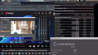 Cinebench R23 9800X3D VS 5950X STOCK [upl. by Leahciam]