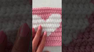 Crochet Hearts Tutorial on my Channel 💖 [upl. by Wurtz742]