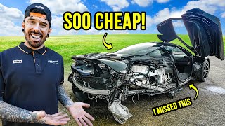 I BOUGHT A WRECKED 720s THAT MCLAREN WONT FIX [upl. by Anaylil673]