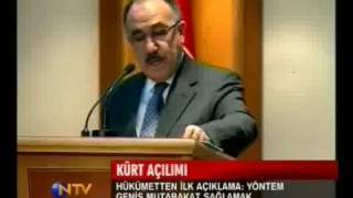 AKPnin Kürt açılımı İçişleri Bakanı Beşir Atalay açıkladı 3072009 [upl. by Iliak]