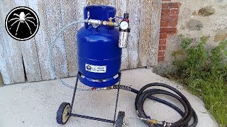 ► Fabrication dune Sableuse  DIY Sandblaster [upl. by Ellehciram423]