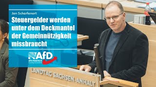 Jan Scharfenort Steuergelder werden unter dem Deckmantel der Gemeinnützigkeit missbraucht [upl. by Anaehr]