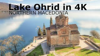 Lake Ohrid  Northern Macedonia in 4K [upl. by Enialem]